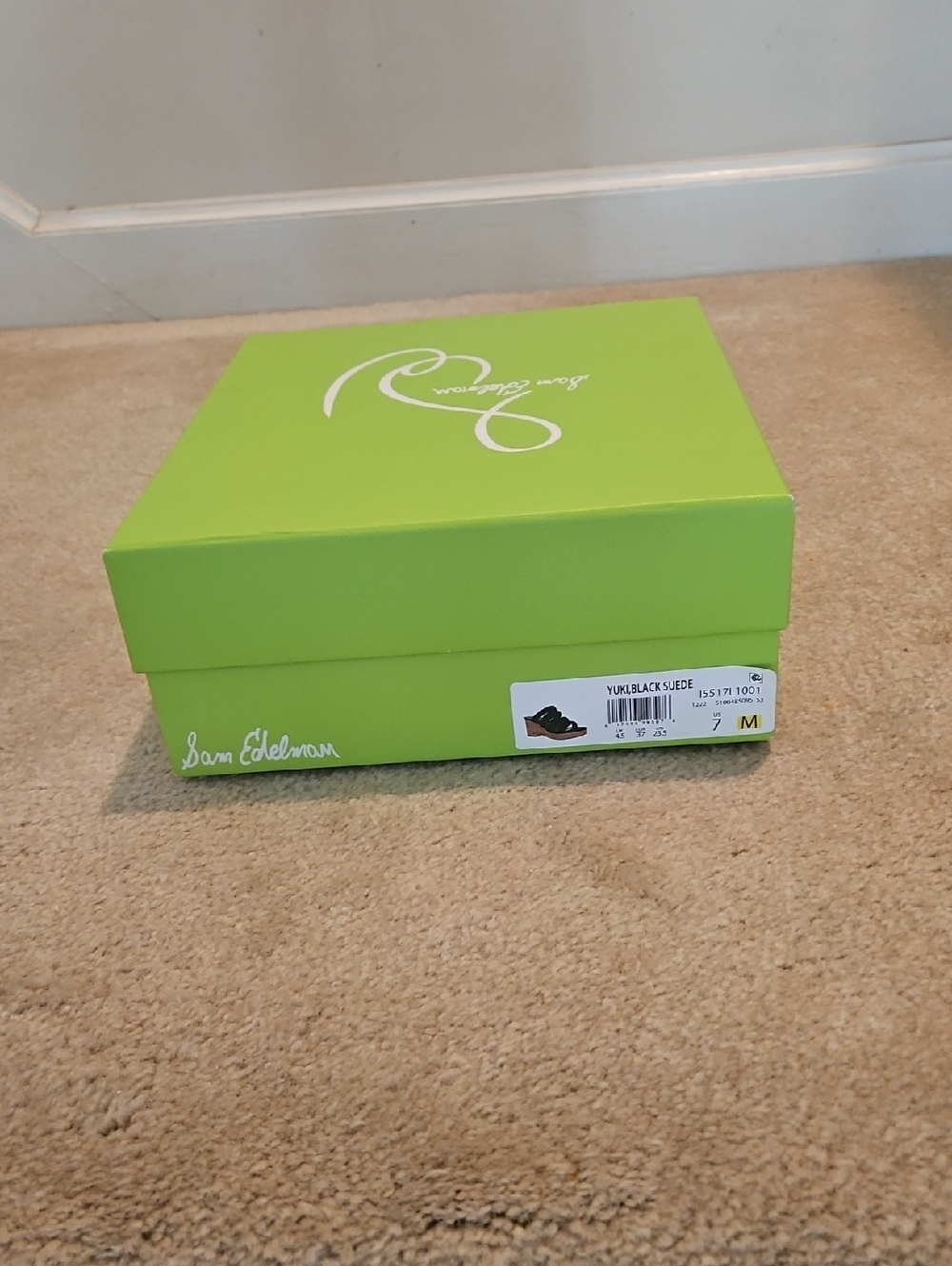 Sam Edelman Green Shoe Box - Picture 2 of 3